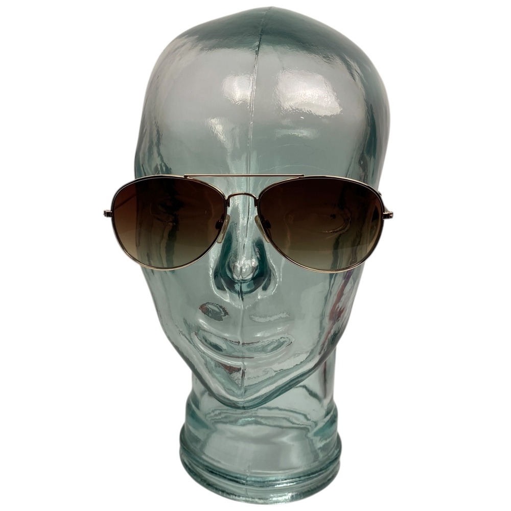 Dockers Aviator Sunglasses Gold Frame Brown Gradient‎ Lenses UV Protection D14Q